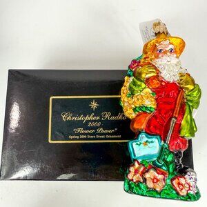 Christopher Radko 2000 Flower Power Spring Store Event Ornament In Box